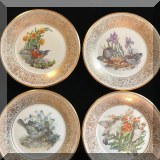 P25. 7 Lenox Limited Edition of Boehm bird plates - Eastern Phoebe, Mockingbird, golden Crowned Kinglets, Robins, Blue Warbler, American Red Start, Meadowlark - $$15 each 